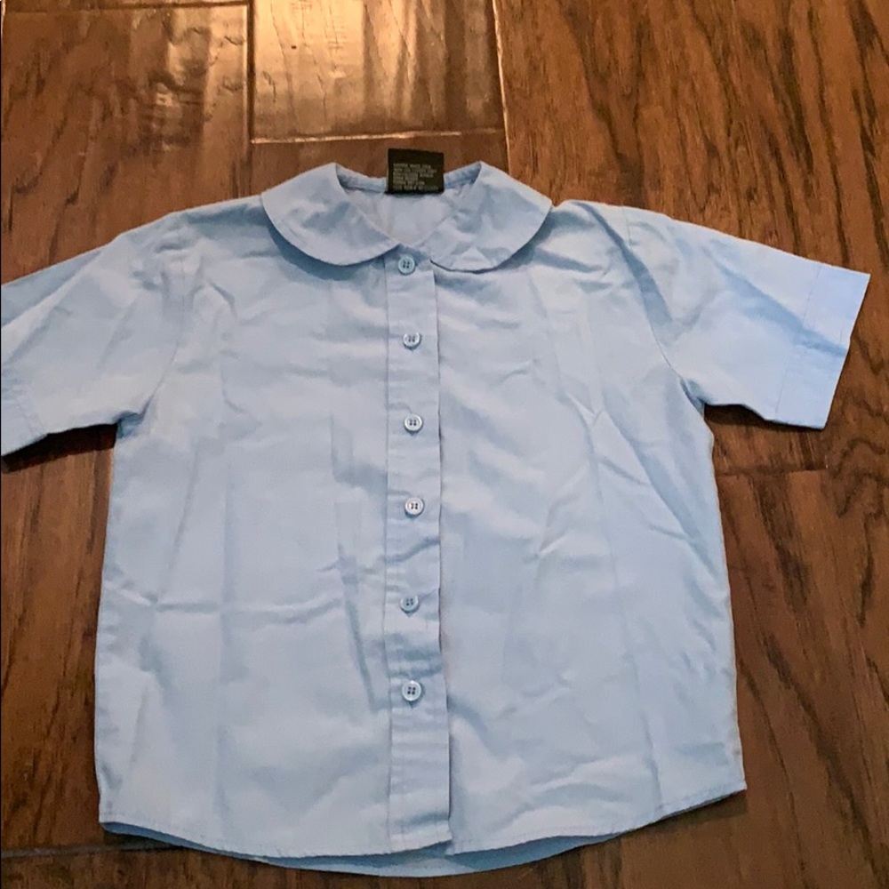The cutest Peter Pan collar uniform shirt